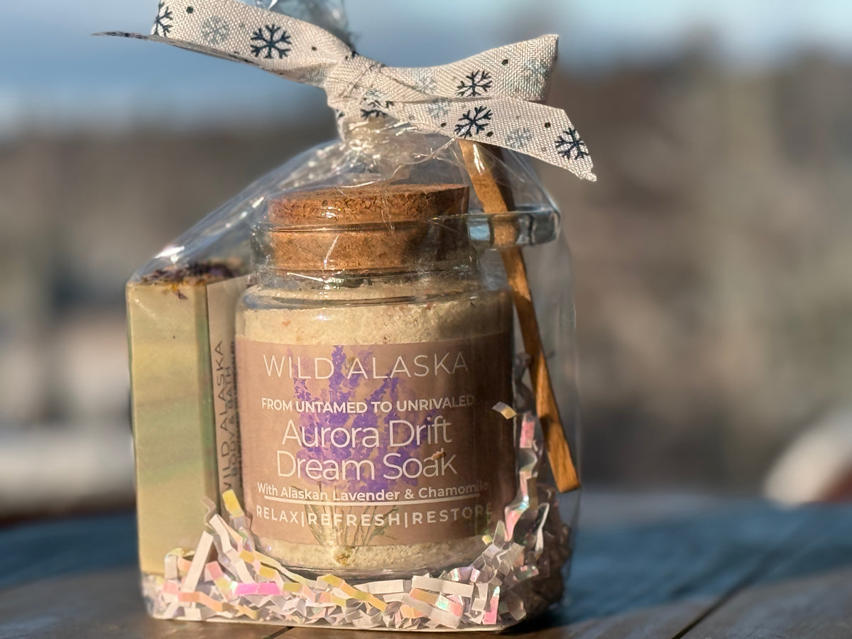 Bath Soak Jar & Soap Gift Set