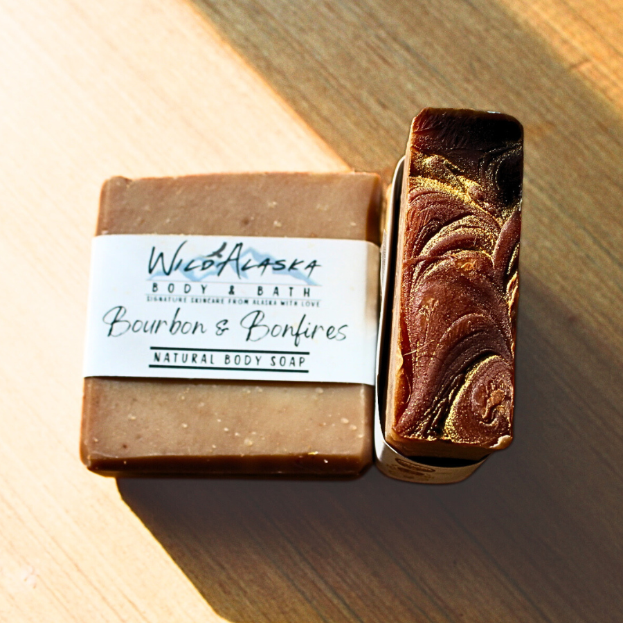 Handcrafted Body  Soap - Bourbon & Bonfires