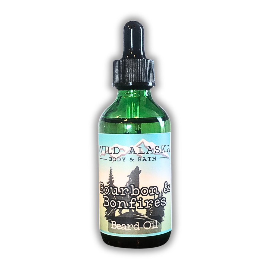 Natural Beard Oil - Bourbon & Bonfires